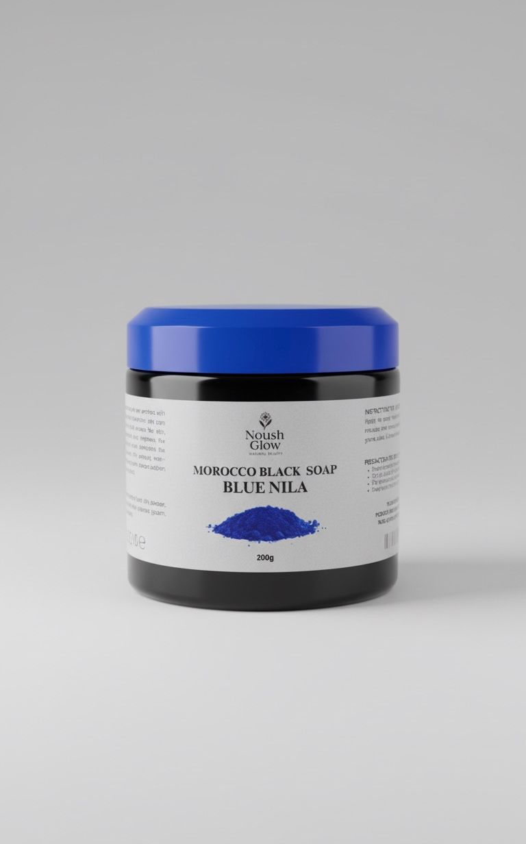 Morocco Black Soap - Blue Nila (200g)